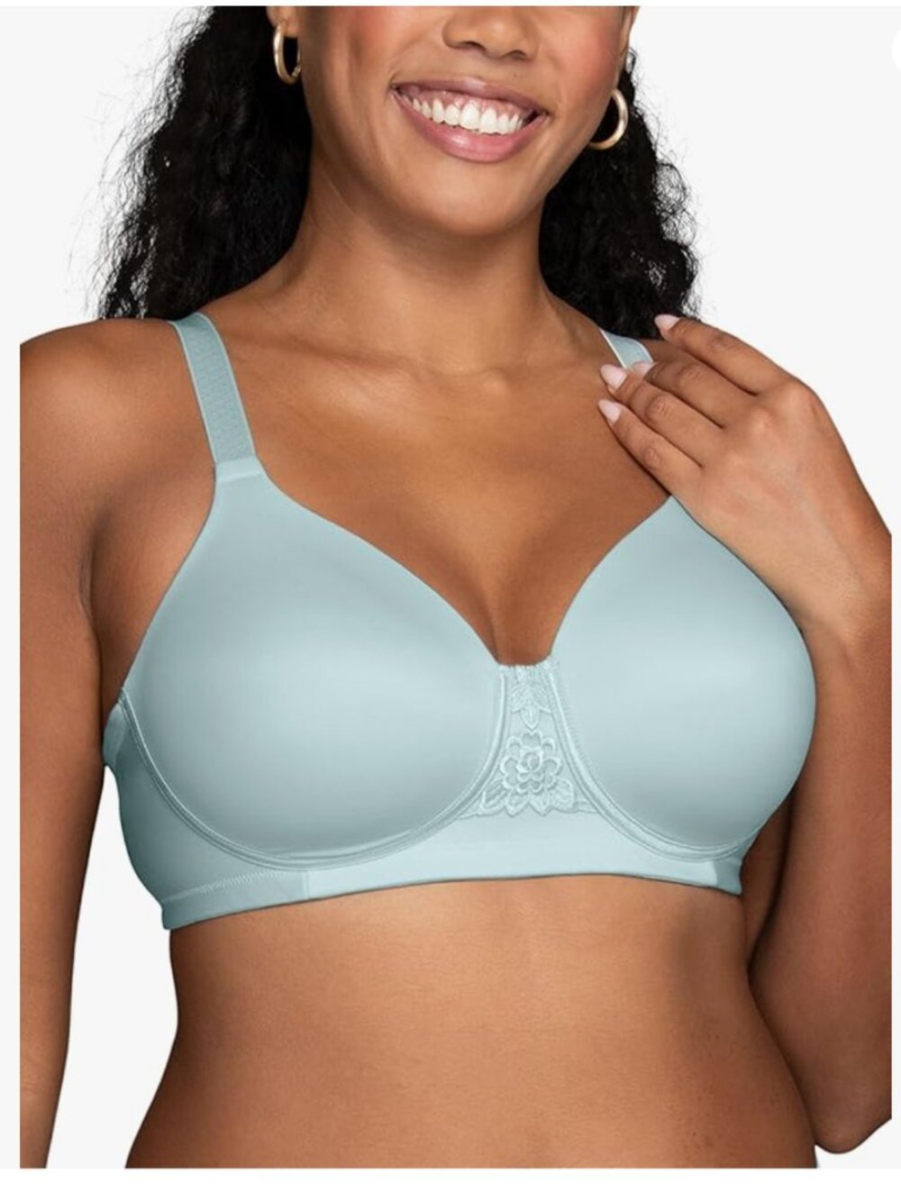 Vanity Fair Full Figure Beauty Back Smoothing Bra, 4-Way Stretch Fabric Talisman